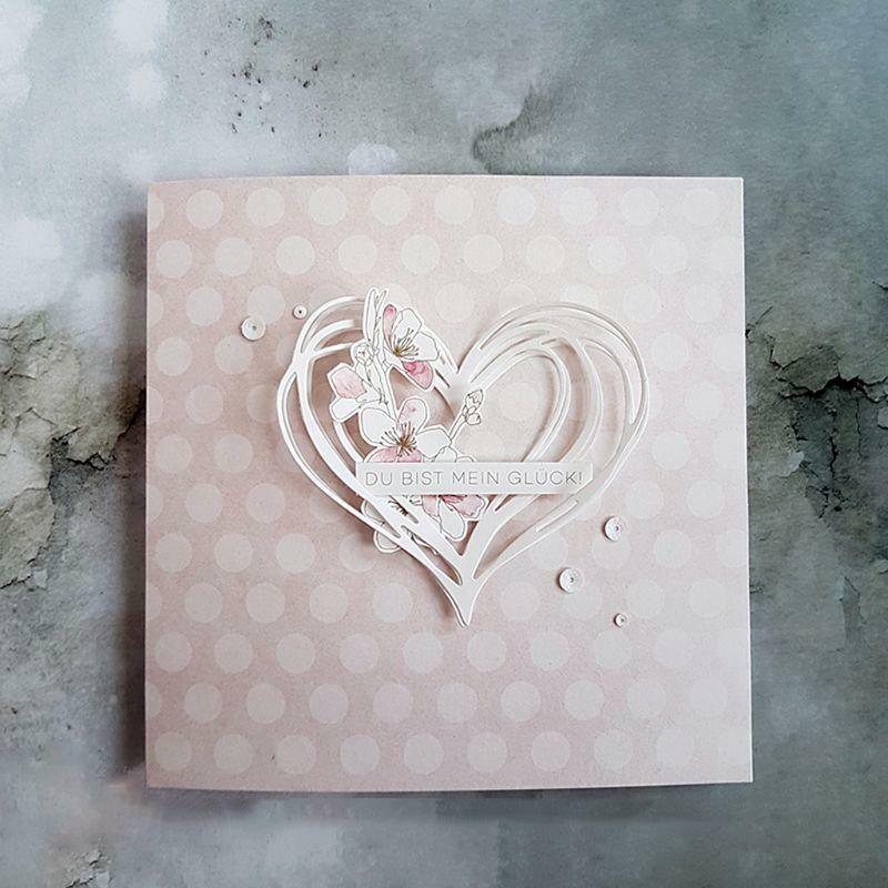 Heart Metal Cutting Dies Stencil DIY Scrapbooking Album Stamp Paper Card Emboss