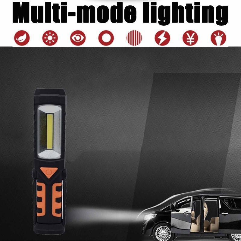 COB LED Magnetic Work Lights Portable Inspection Trouble Lamps for Truck Repair