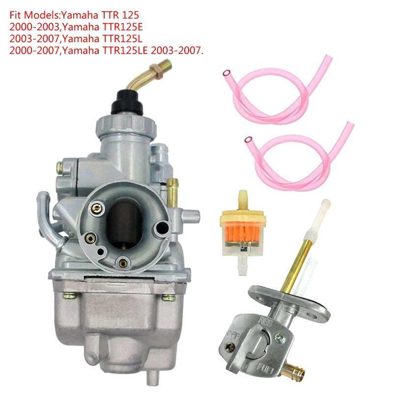 TTR125 Carburetor + Fuel Switch Valve Petcock for Yamahae TTR125