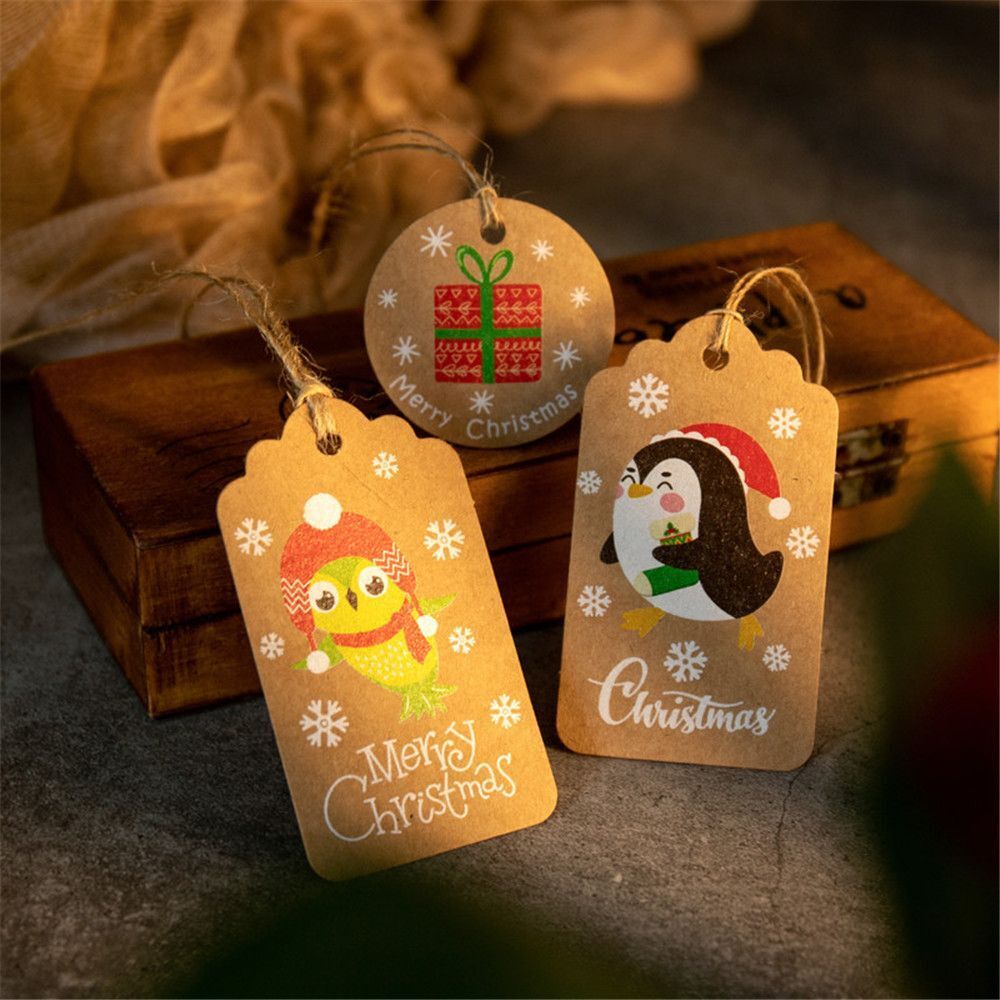 Supplies Kraft Paper Kraft Tag Hang Tags Christmas Labels Gift Wrapping