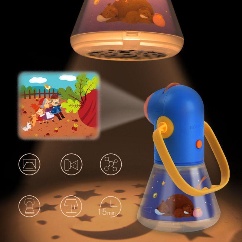 Multi-function Story Projector Children Sleeping Night Light Projection Lamps