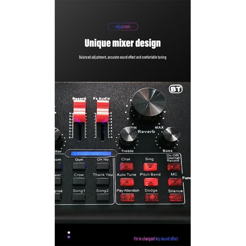 V8X Pro Plug External Phone Broadcast Universal Mixing Video Chat Computer PC