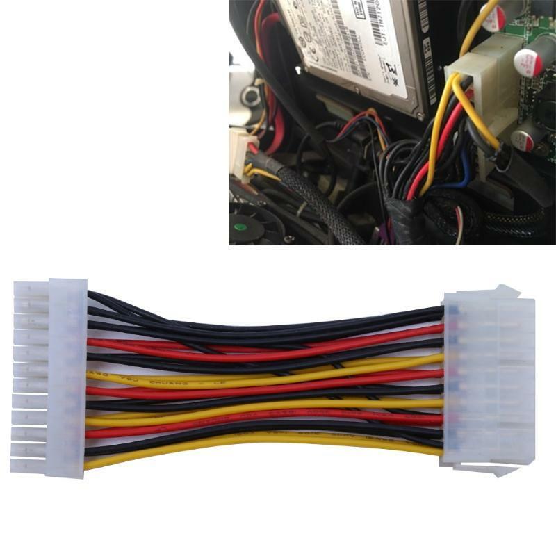1PC ATX 20-Pin Femle to 24-Pin Male Power Supply Adapter Cable for Laptop PC