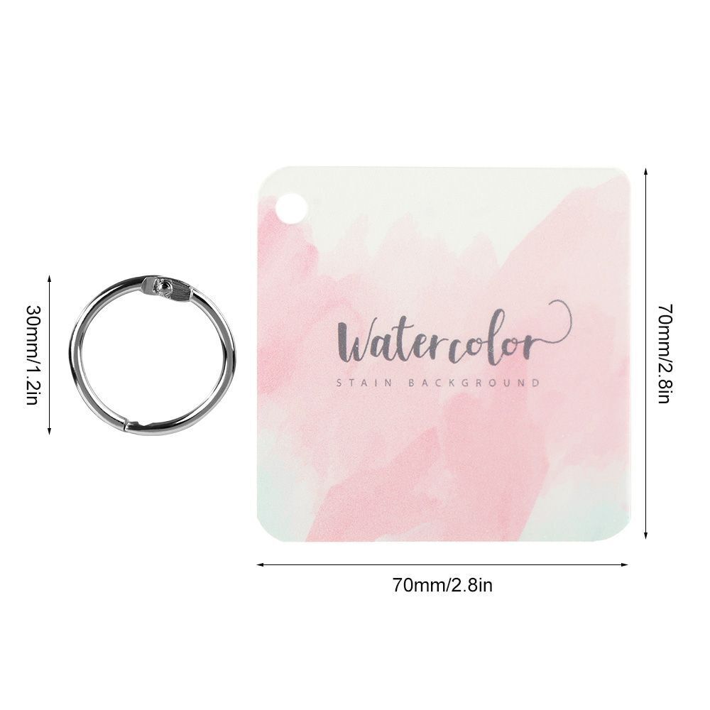 Record Cards with Binder Rings Revision Cards Mini Notepads Blank Study Cards