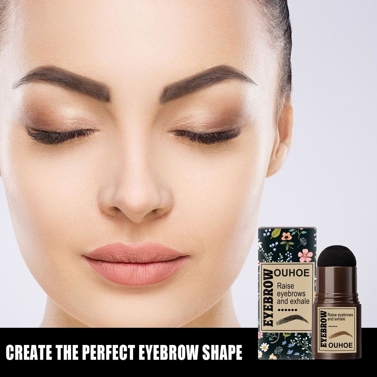 Long Lasting One Step Eyebrow Stamp Brow Stamp Shaping Kit Shaping Makeup Set
