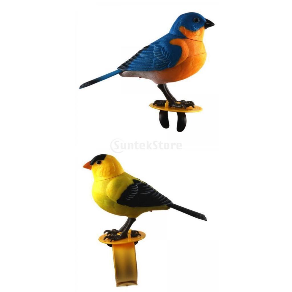 2x Activated Gifts Talking Parrot  Voice Control Singing Bird