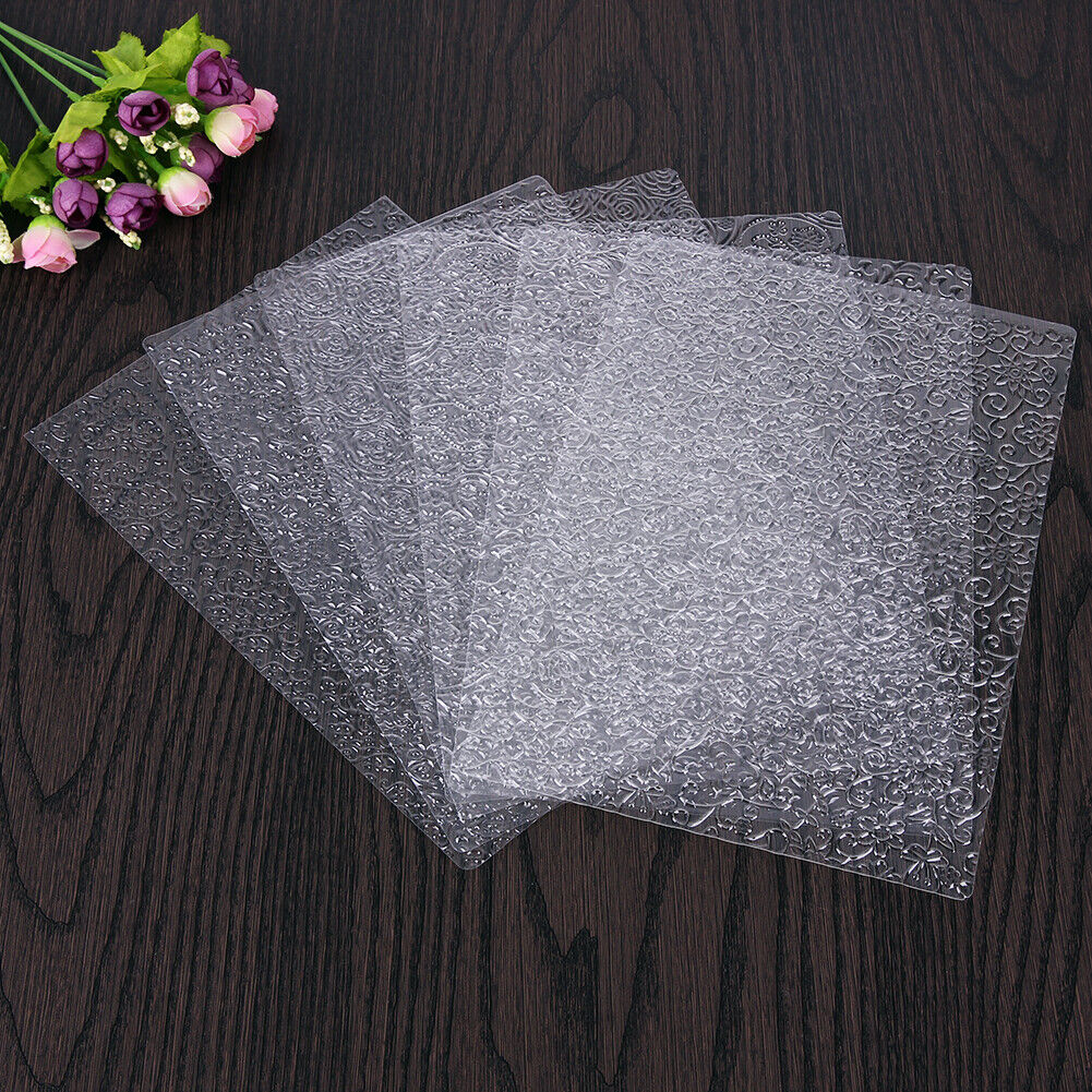 6pcs Floral Texture Sheet Set Sugar Craft Decoration Texture Mat Cake Mold