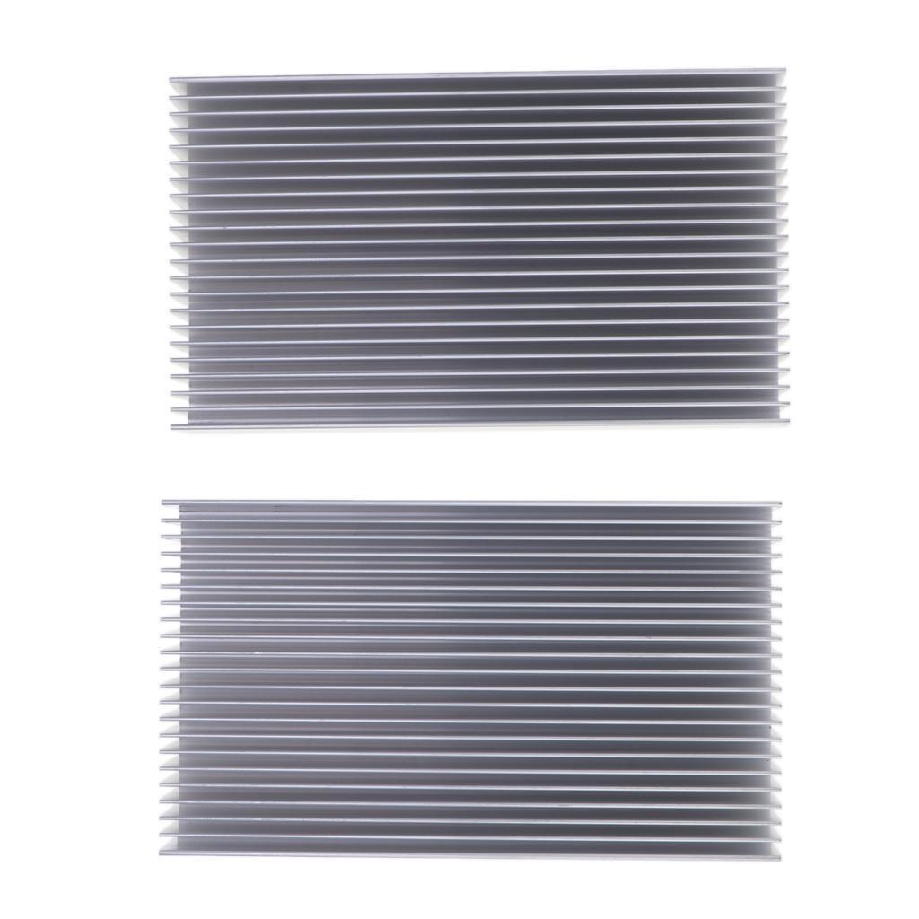 Aluminium Radiator Heatsink Heat Sink 120x69x27mm (Pack of 2)