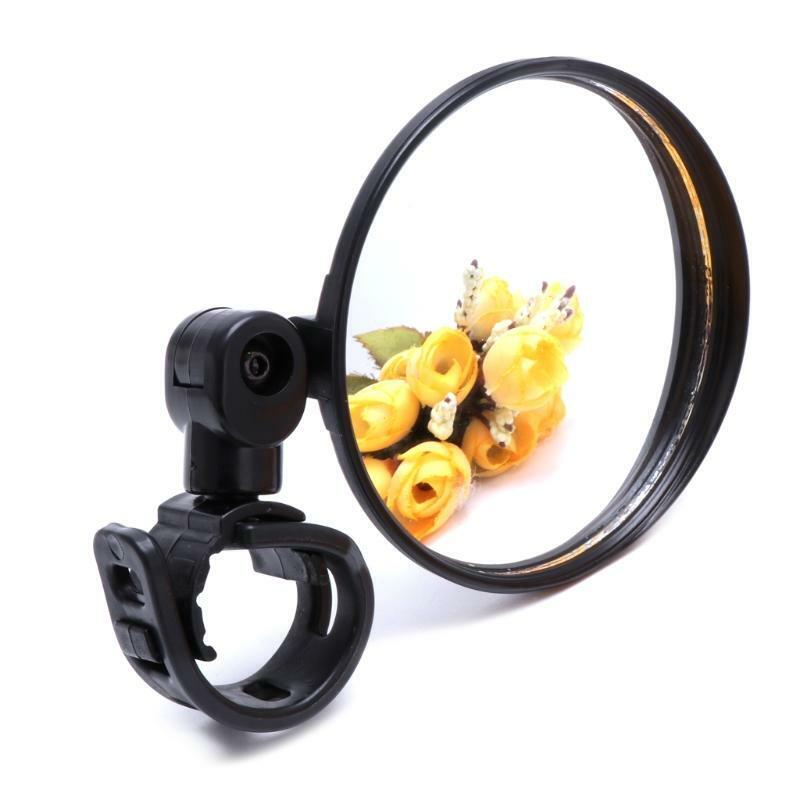 Cycling Bike Bicycle Handlebar Flexible Safe Rearview Rear View Mirror 360°New