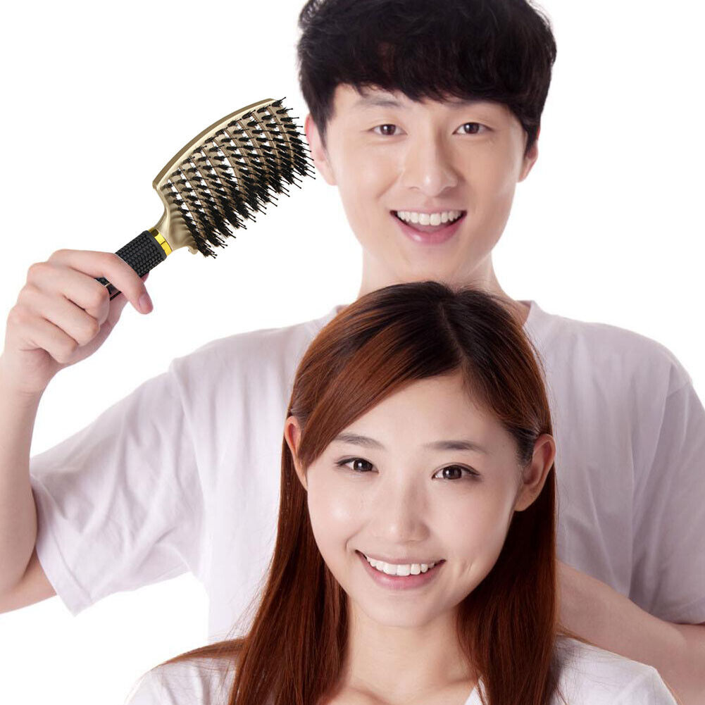 Plastic Hair Comb Anti-static Hairdressing Massage Comb Salon Home Brush