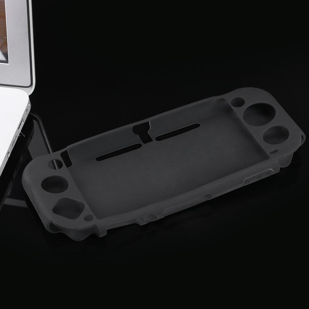 Non-slip Soft Silicone Case Shell Fit for Nintend Switch Lite (Black)