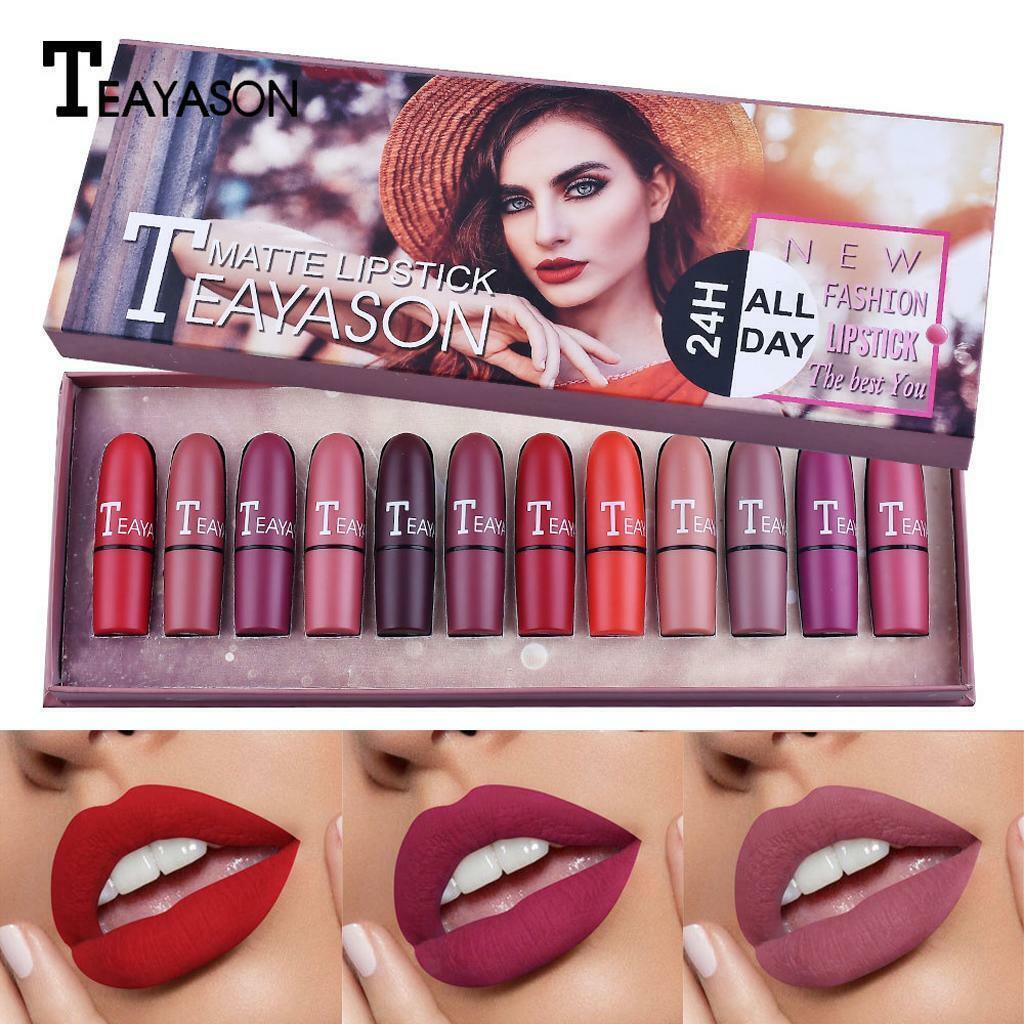 12x Matte   Set Waterproof Lasting  Beauty Cosmetics