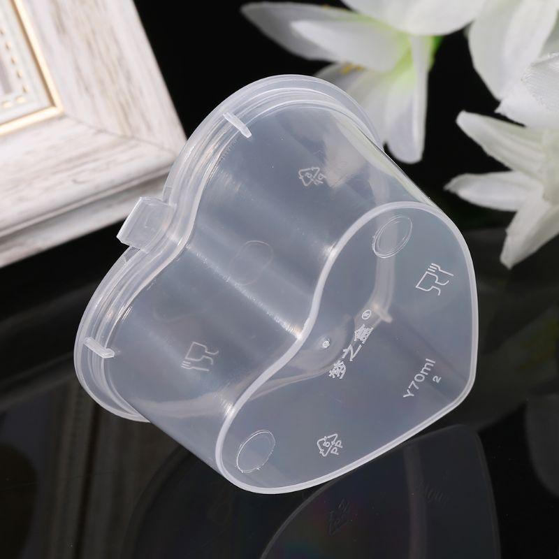 10Pcs Disposable Jello Shot Cups Set Of 70ml Heart Shaped Sauce Pot Container