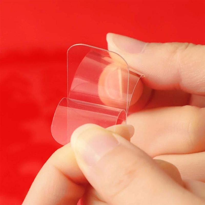 60 Pcs Double Sided Adhesive Pad Traceless Transparent Tape for Decorations