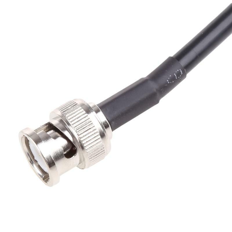 BNC Male to PL259 Male Coax Connector RF Jumper Pigtails Wire Terminal Straight