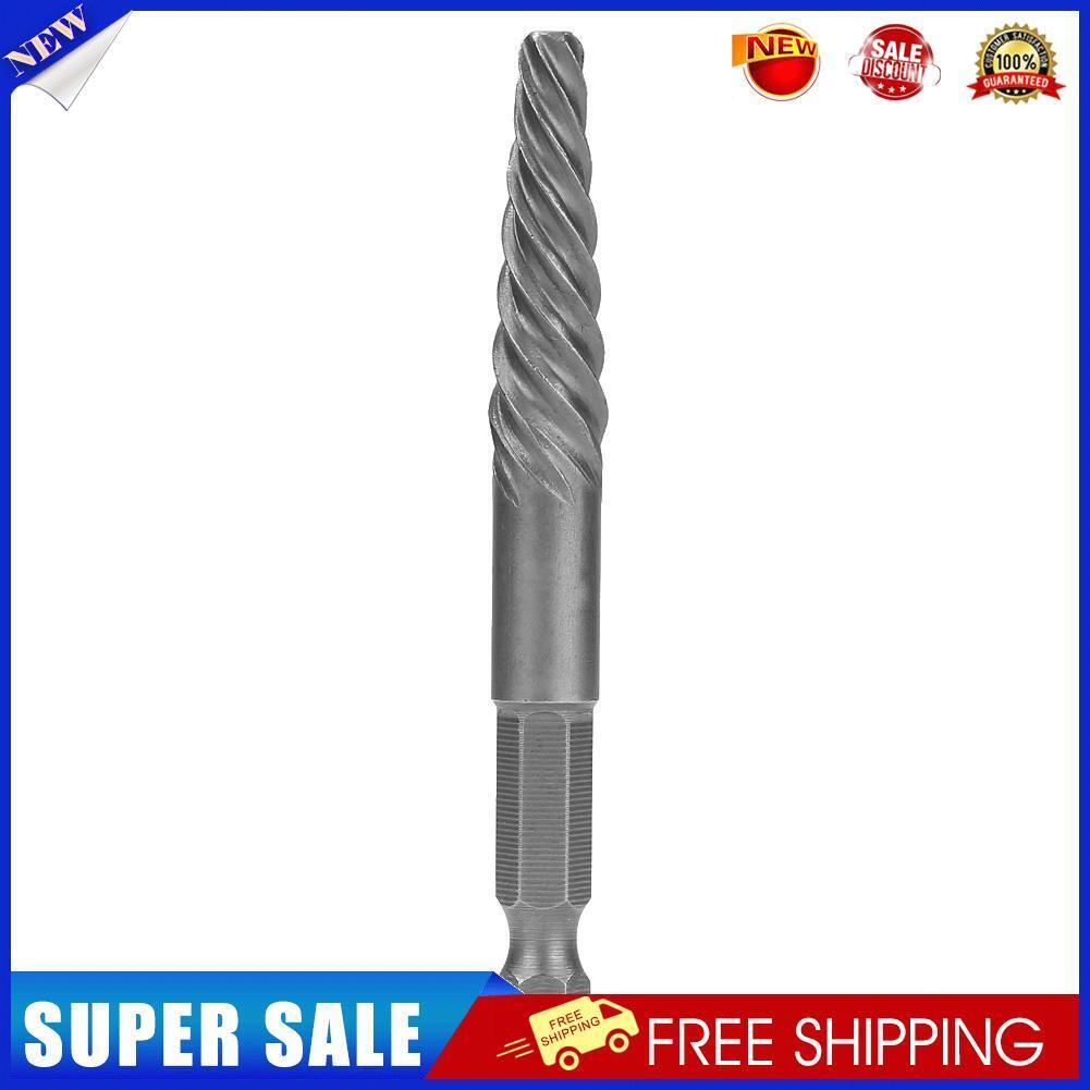 HSS Screw Extractor Drill Bits Guide Broken Damaged Bolt Stud Remover (4)