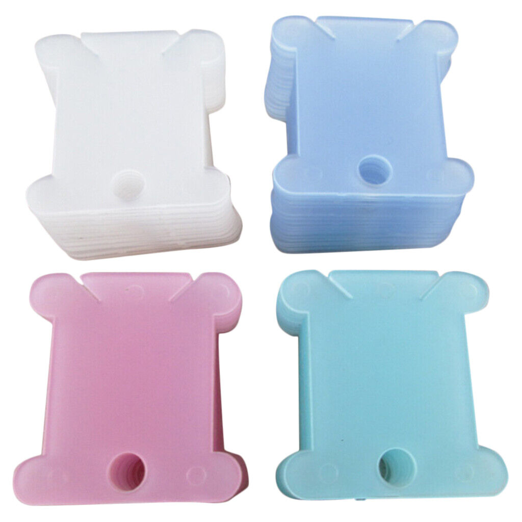 100 * Plastic Embroidery Thread Bobbins Embroidery  Supplies