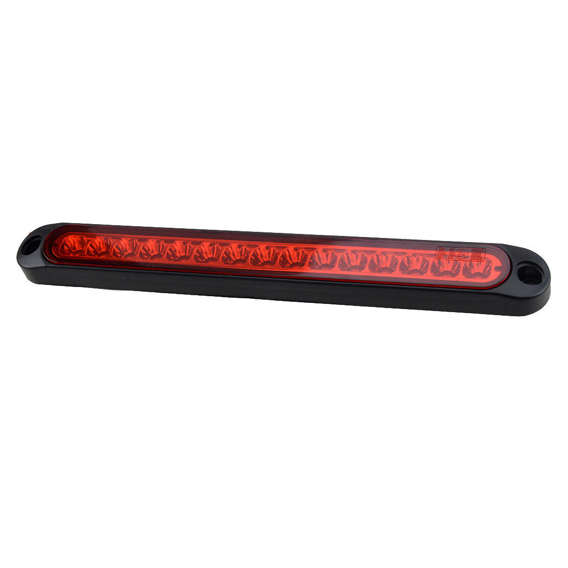 Red 15-LED Sealed Truck 3rd Brake Tail Light Strip Rear Turn Signal Lamp Bar