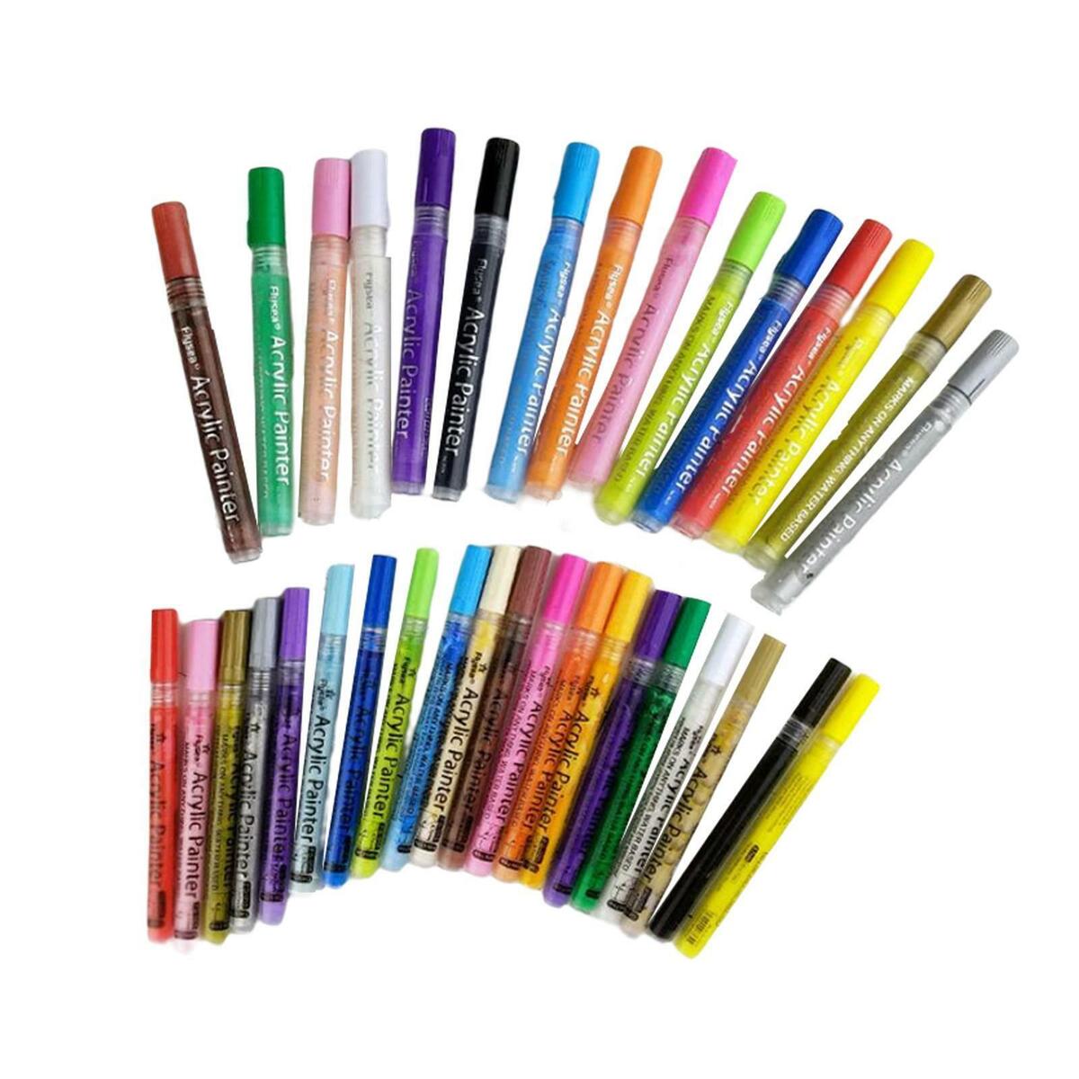 35  Acrylic Paint  Quick .0mm 0.7mm Markers for Rock Painting