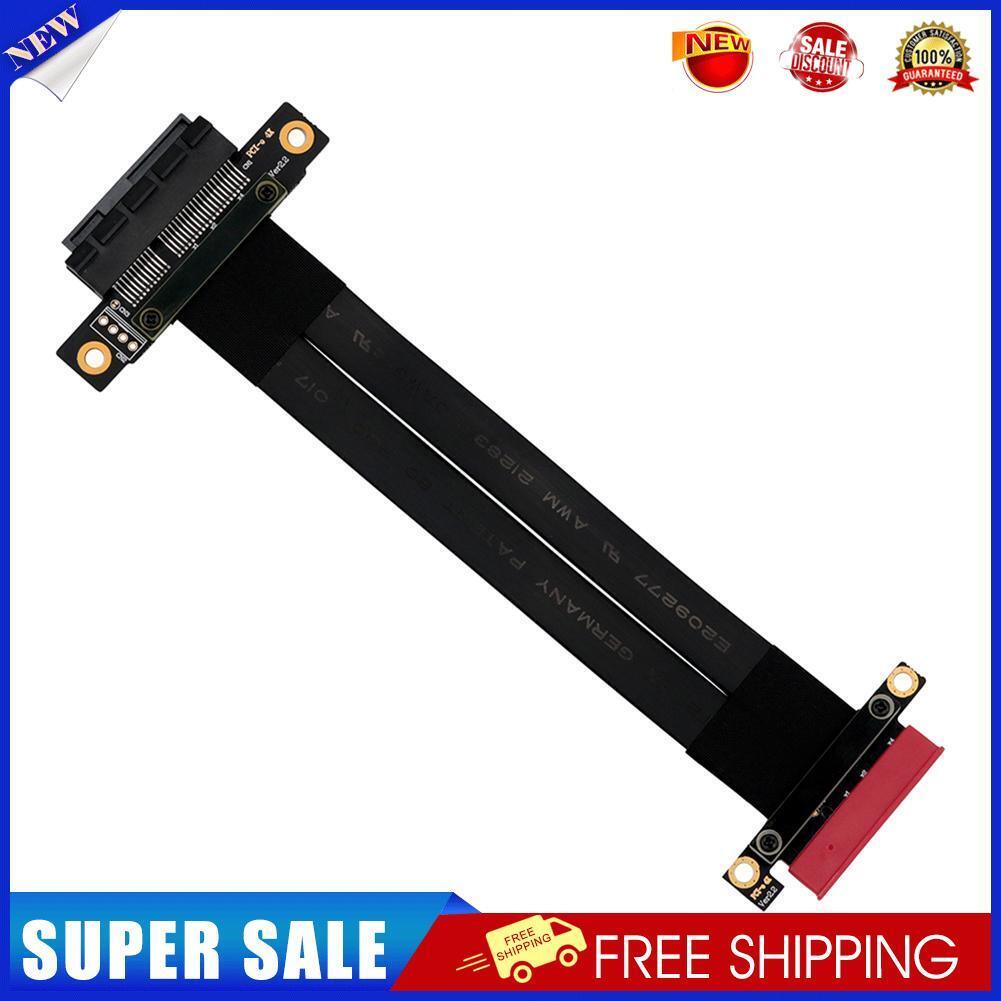 PCIe x4 Riser Graphics Card Cable PCI Express 3.0 Extension Port Adapter