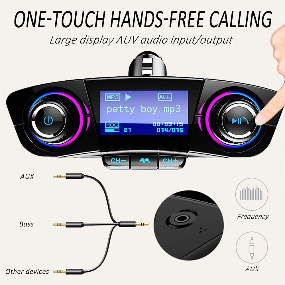 Stereo Car MP3 Player USB Fast Charger Car Radio Car cigarette charger