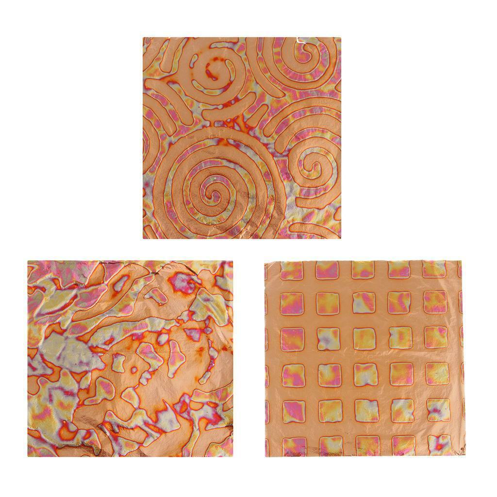 50pcs Variegated  Foild  Nail Painting  5.5x5.5inch