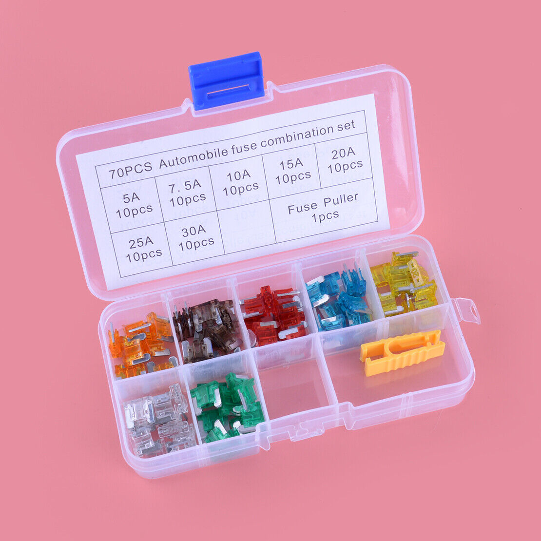 Set Micro2 AUTOMOTIVE FUSE BLADE ASSORTMENT ELECTRICAL DEVICES UNIVERSAL Tool