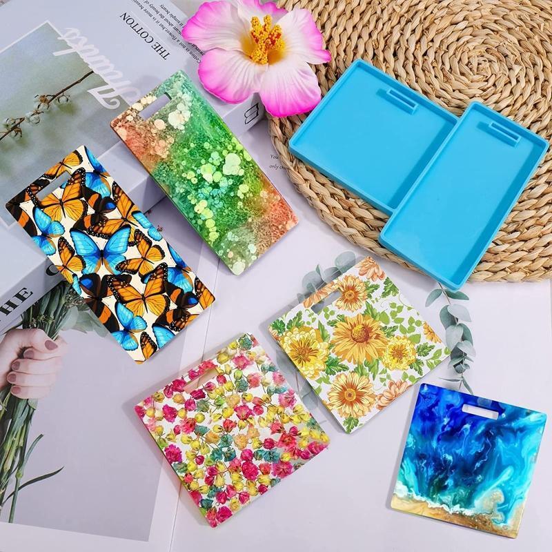 DIY ID Business Card Craft Handmade Epoxy Casting Molds Card Organizer Storage