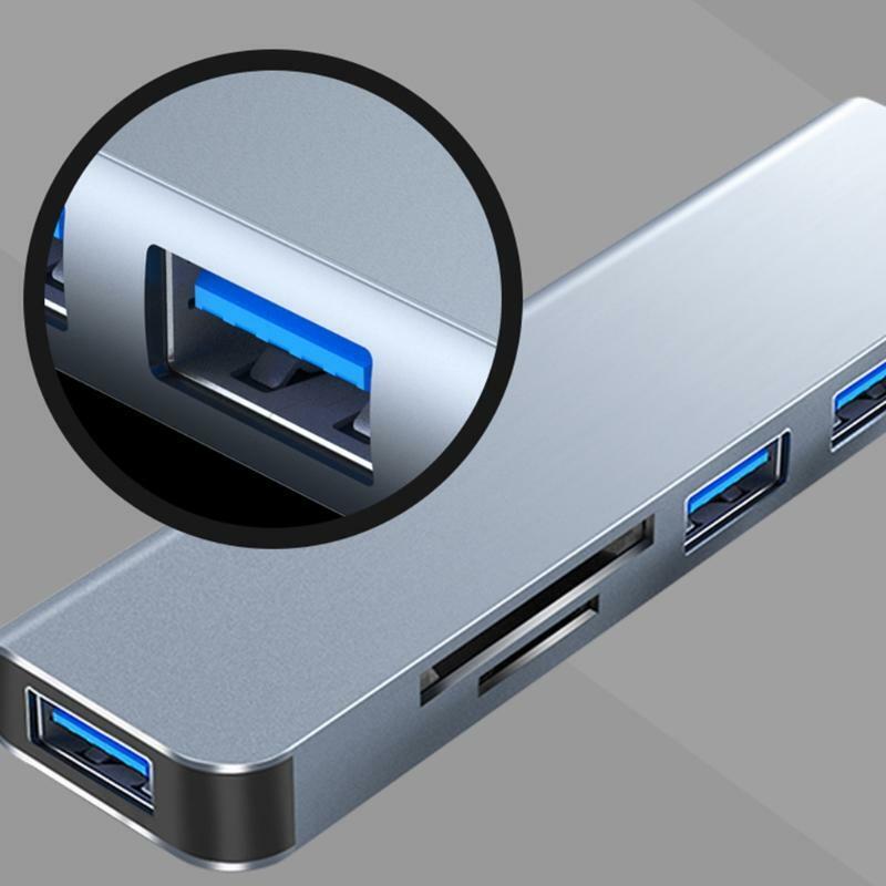 Upgrade New 5-in-1 Type C USB3.0 2.0 Solid State Disk Hub Multi-Function SSD