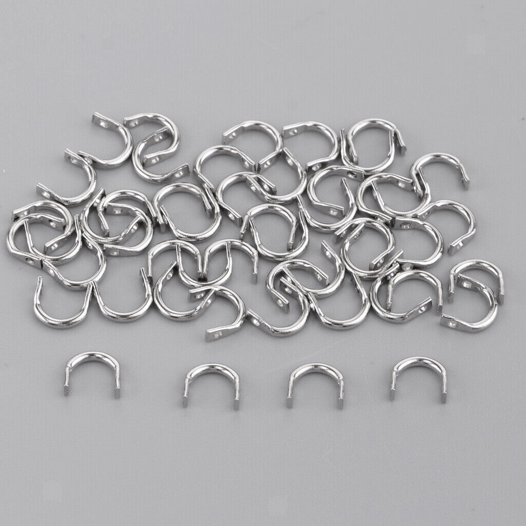 100 Pieces M +100 * S Fishing  Spinner   Folded Clevises Tackle