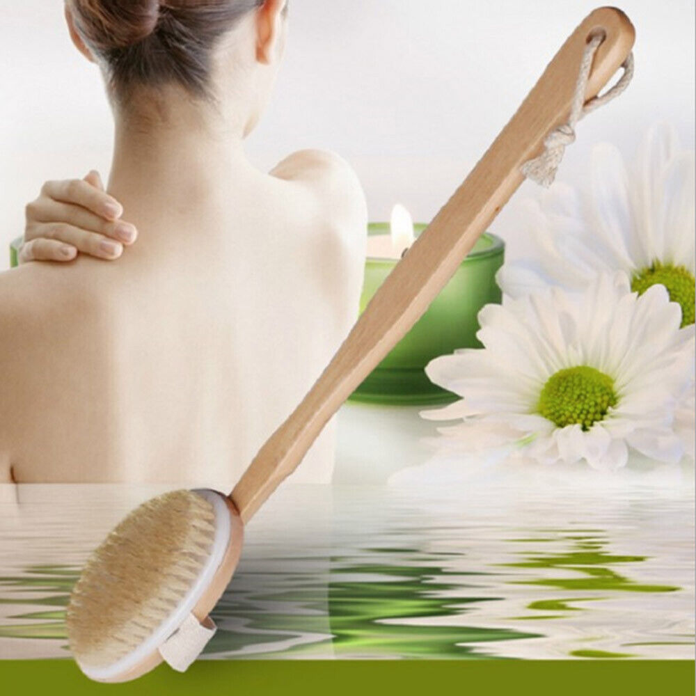 Dry Skin Anti-slip Shower Scrubber Body Massager Exfoliation Brush Cleaner