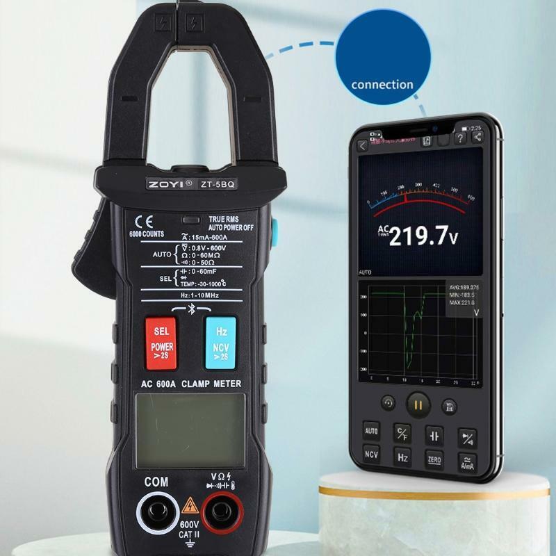 6000 Counts Auto-Ranging Multimeter with DC/AC Voltage & AC Current Resistance