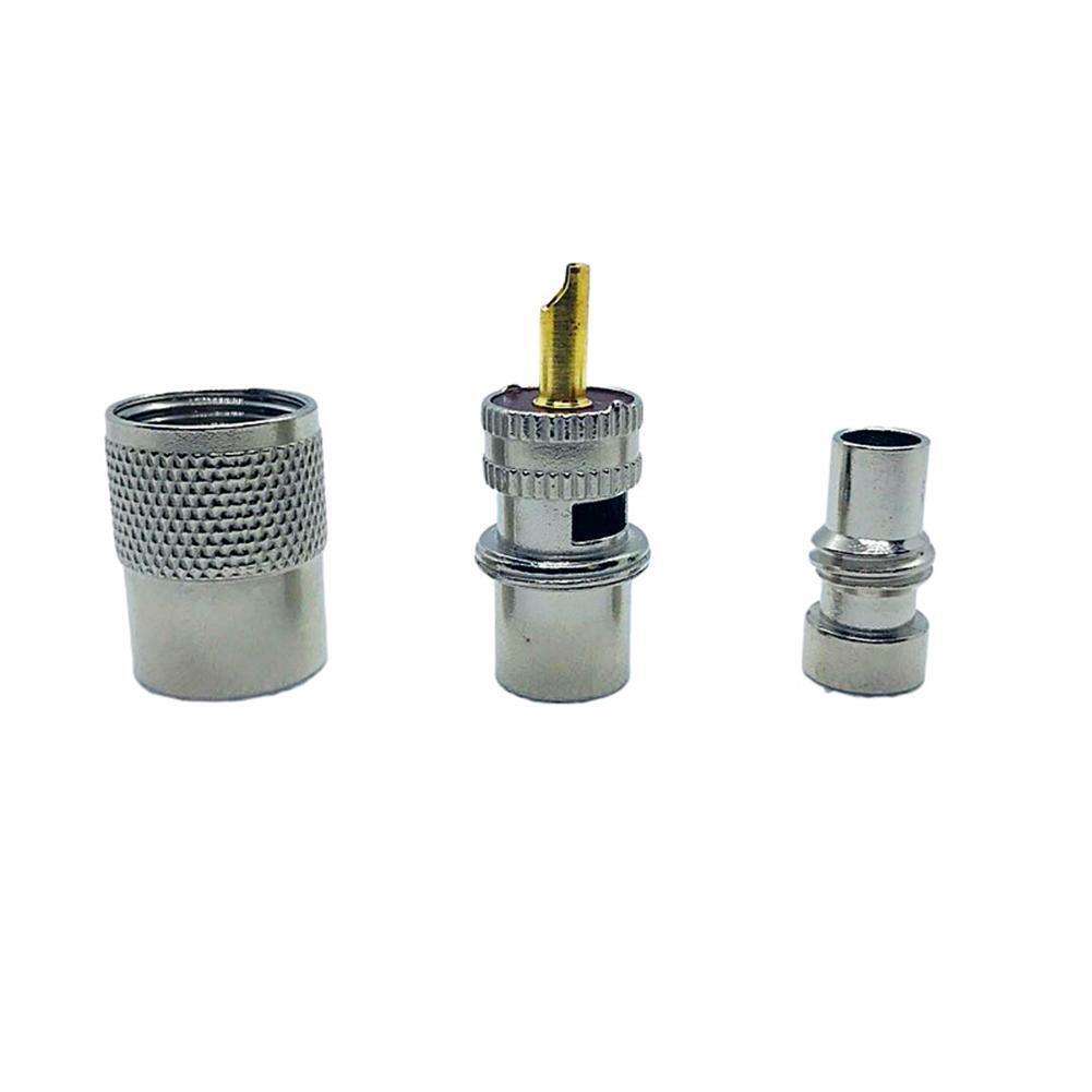 10pcs UHF PL259 Male Twist-on Connectors RG8 RG58 RF Coaxial Cable Adapters