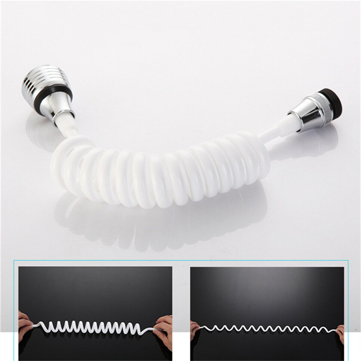 Long Hose Faucet Extender Nozzle Flexible Saving Taps Adapter Sink Spray Bubbler