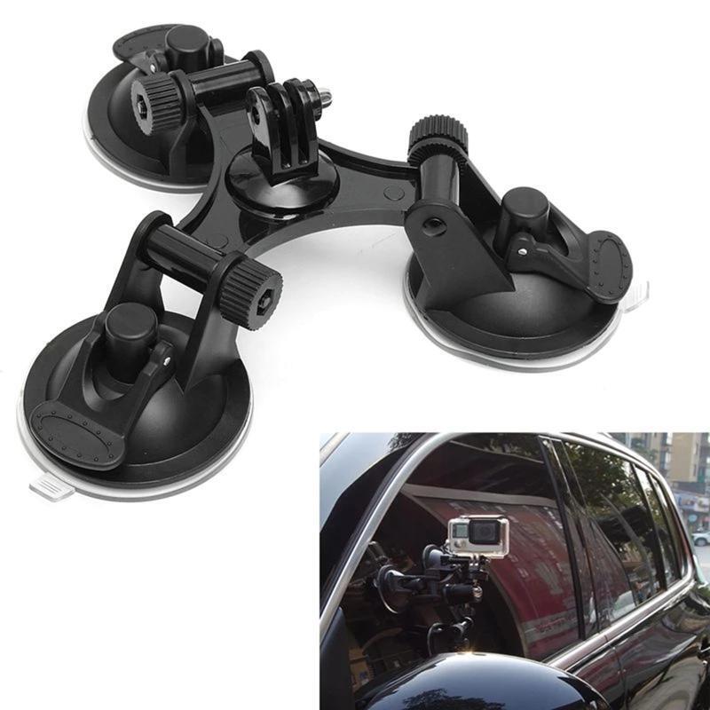 Camera Suction Cup Holder Adapter for Go Pro Sjcam Sj7 Yi 4k H9 Go Pro 7 Osmo