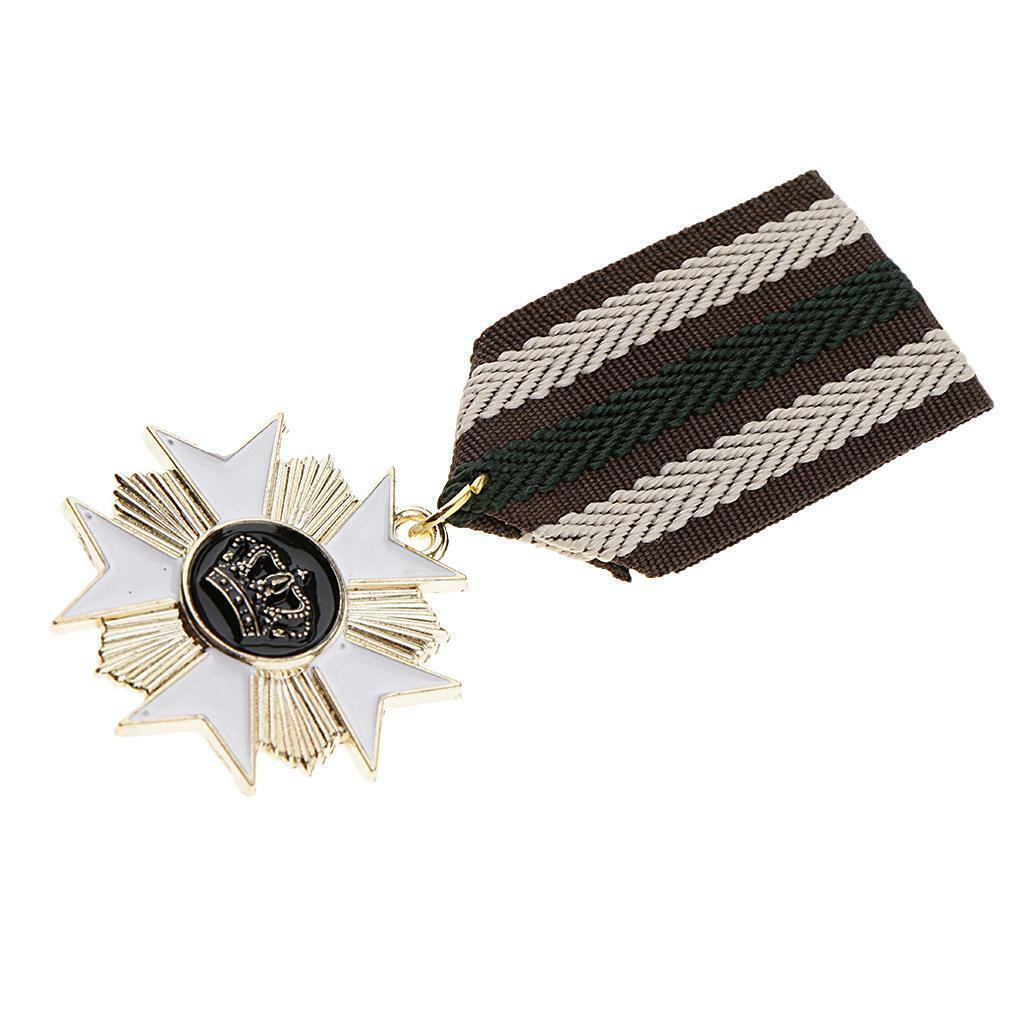 12Pieces Fabric Geometric  Badge Brooch Costume Uniform Corsage