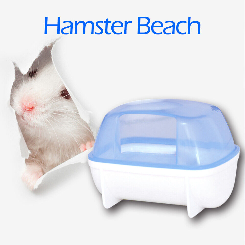 Hamster Cage Bathroom Bathtub Toilet Plastic Small Pet Sauna Bath Basin