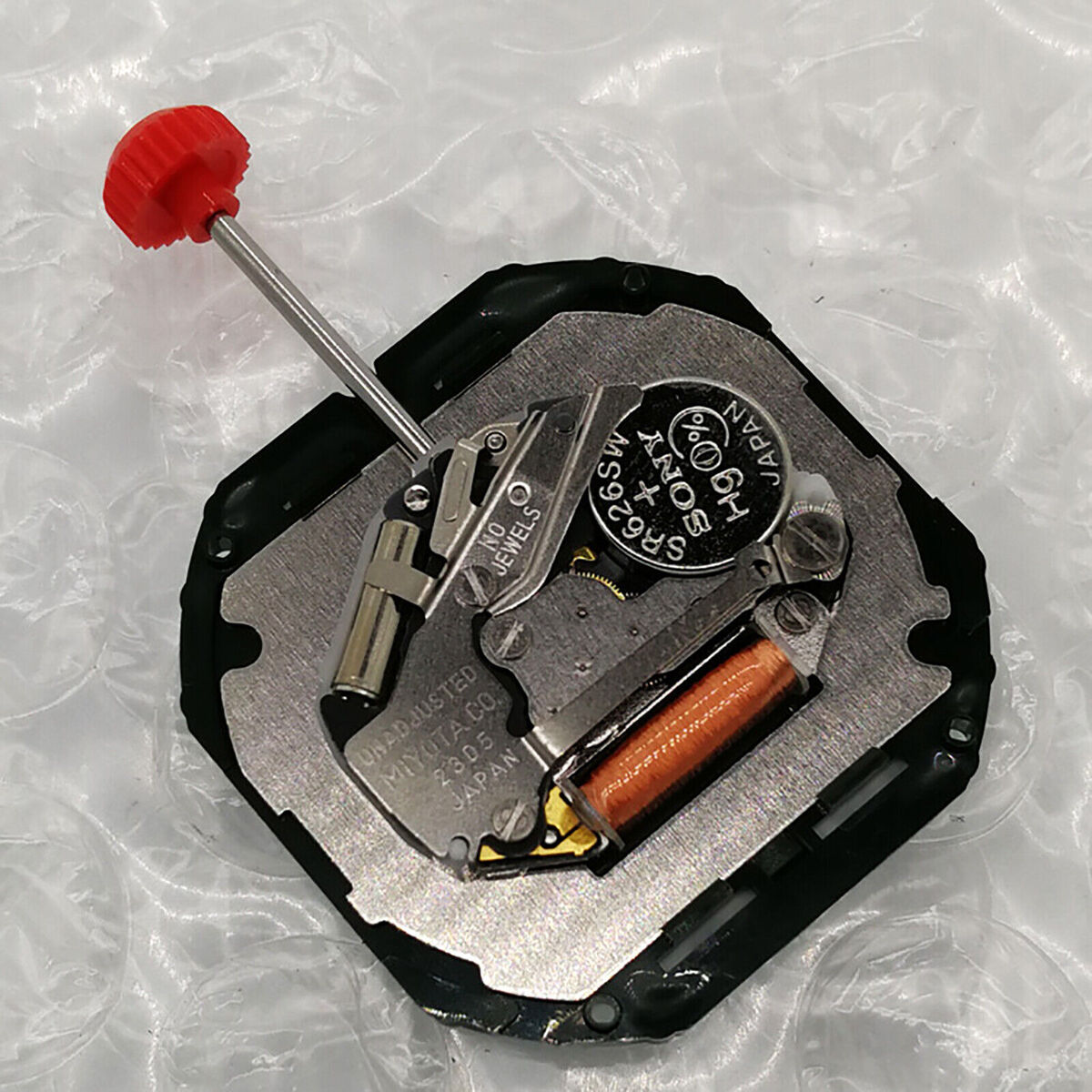 For Miyota 2305 Quartz Watch Movement 3 Pin 3 O'clock Dual Calendar Accessories