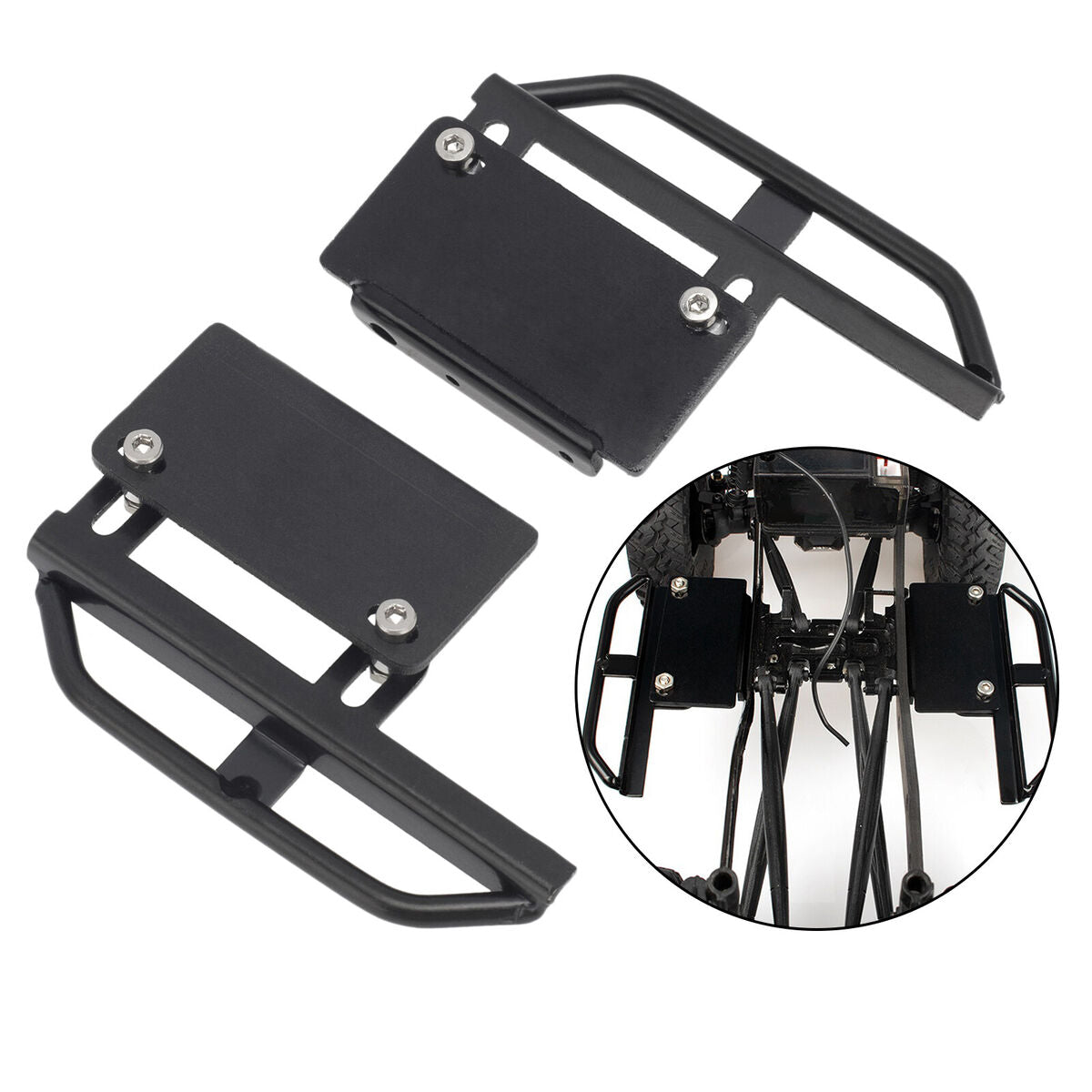 Side Pedal Guard for Axial SCX24 RC  DIY Modified Replacement