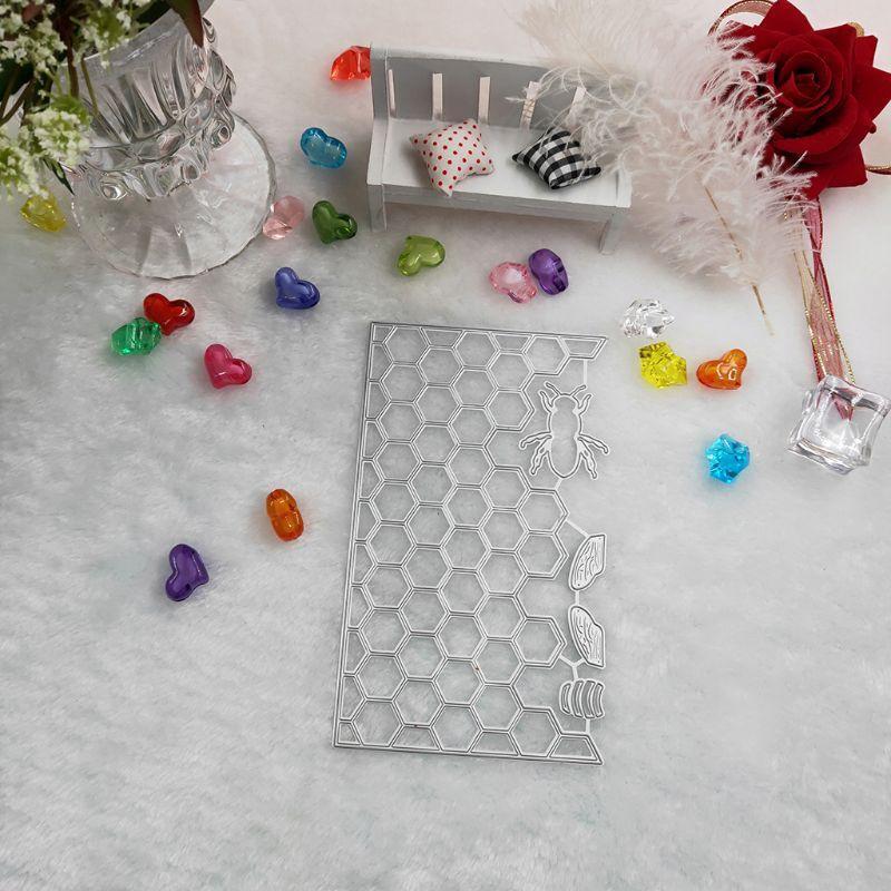 Honeybee Hive Metal Cutting Dies Stencil DIY Scrapbooking Album Stamp Card