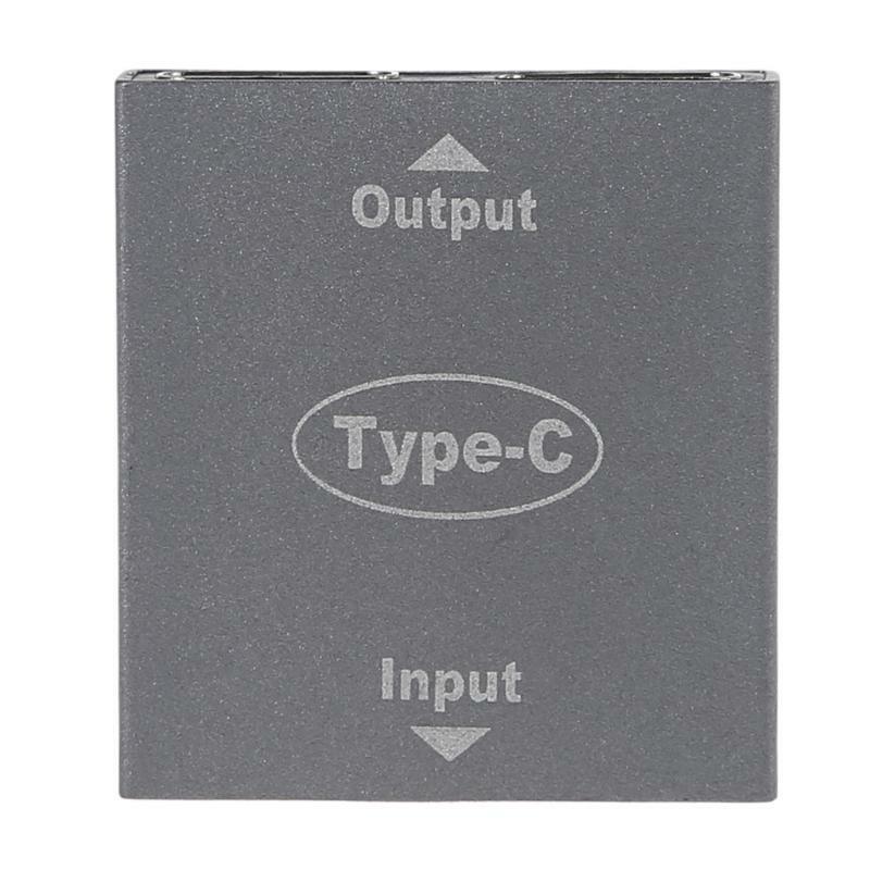 USB C Female to Dual Female Splitter Convter Adapter Type C Extension Connector