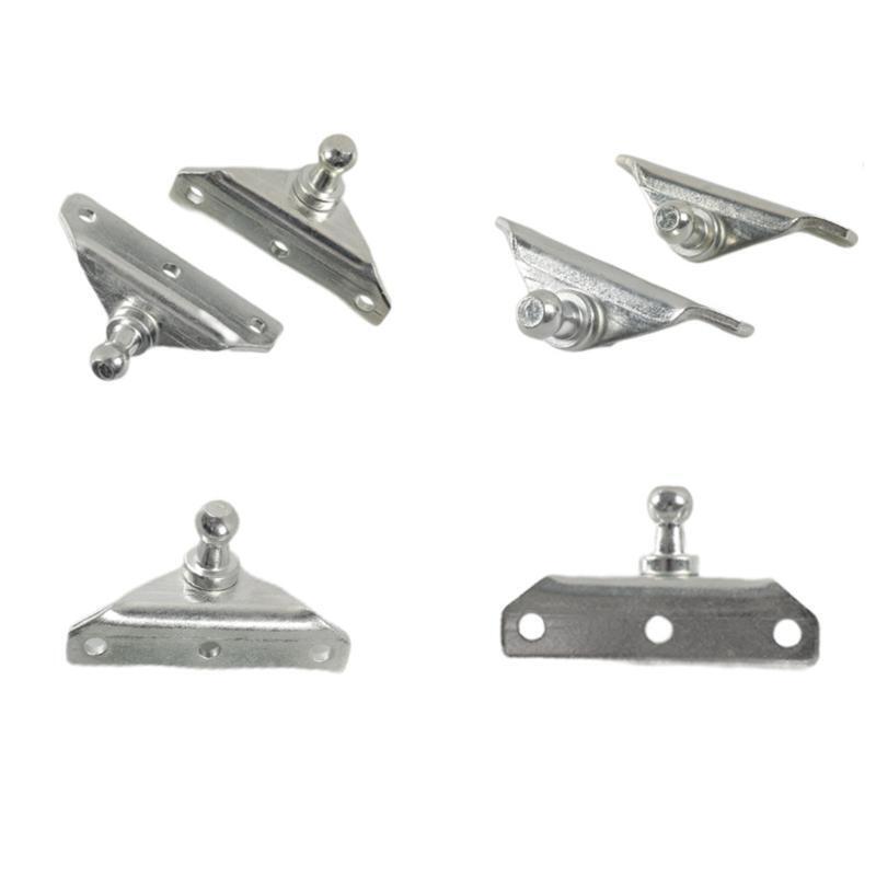 2pcs Ball Stud Brackets 10mm Fits Gas Prop Strut Spring Lift Coated Steel 10MM