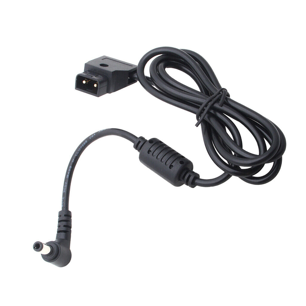 100cm D-Tap  Male  Plug Power Supply Cable for DSLR Rig Black