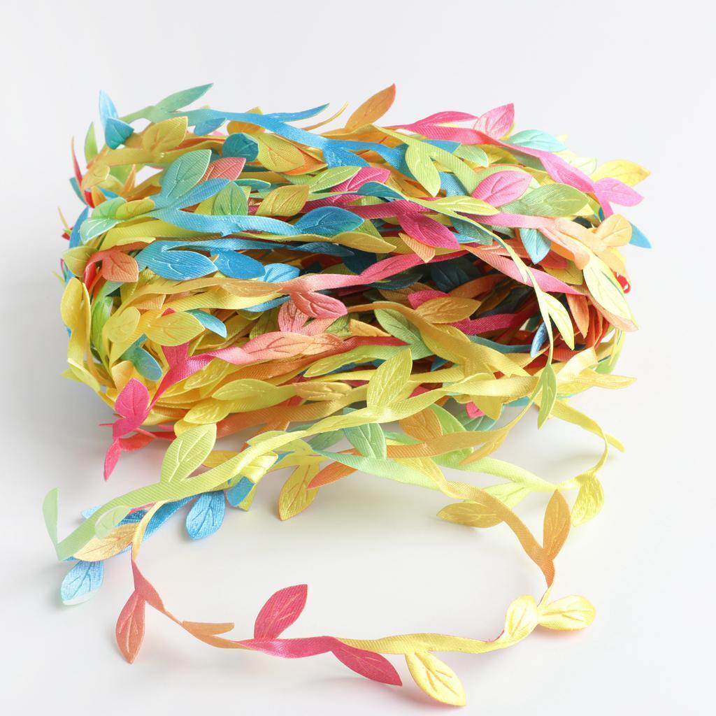 Leaf Ribbon Trims Ribbon Gift Wrapping Crafts for Decorations Accessories