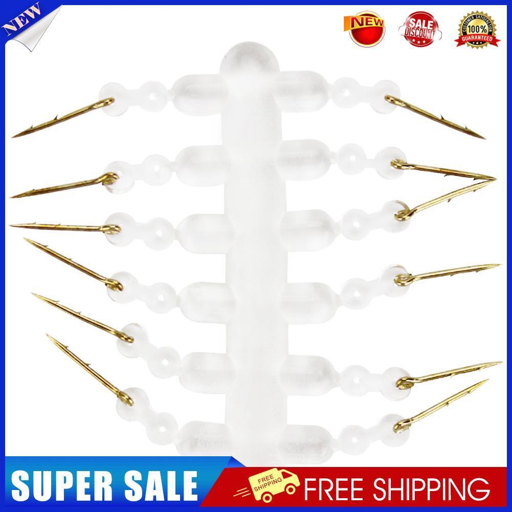 12x Fishing Bait Sting Boilies Pin w/Corn Hair Rig Carp Feeder ( 0.6x10mm)