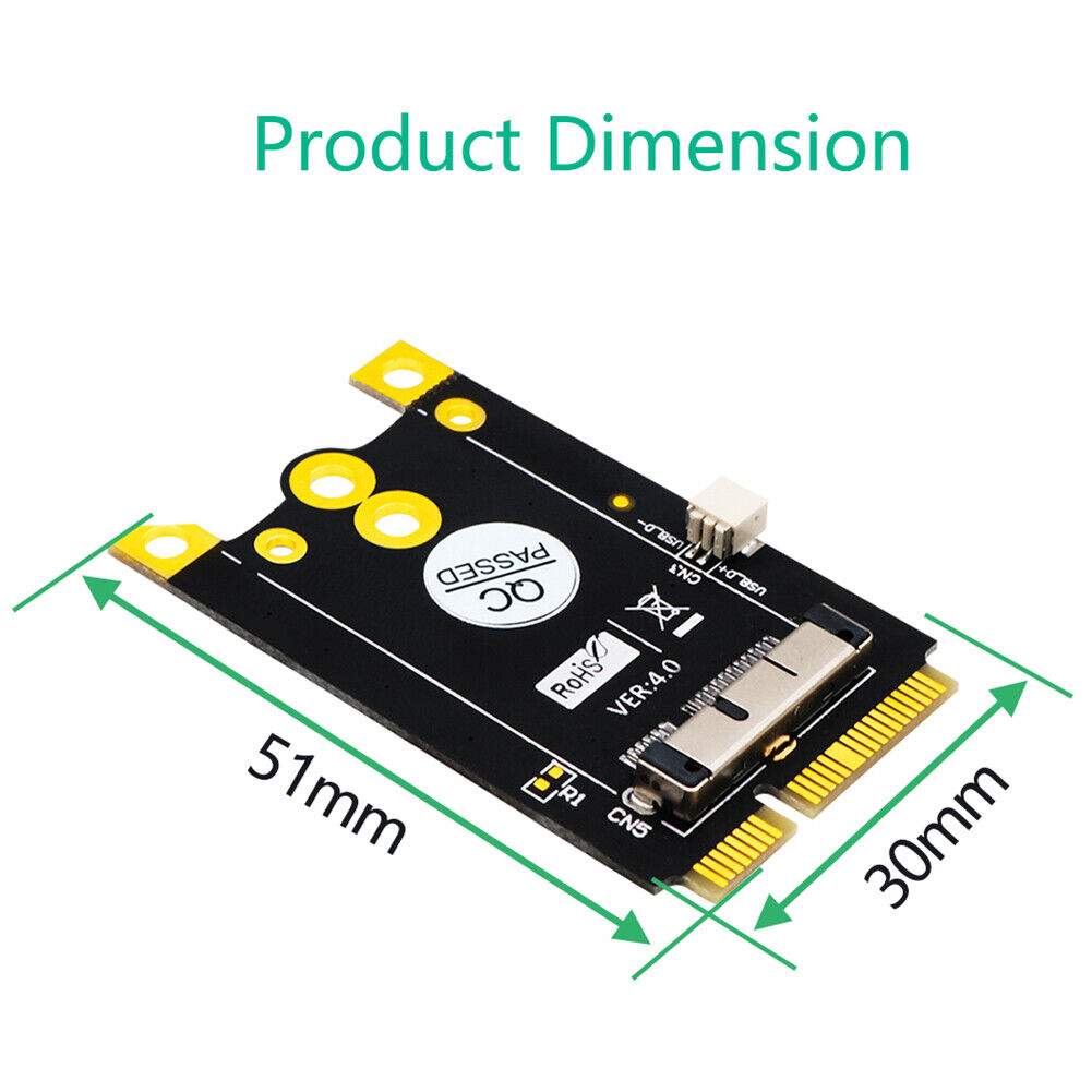 Mini PCI-E Adapter Module mPCI-e to 12+6 Pin WiFi WLAN Wireless Converter