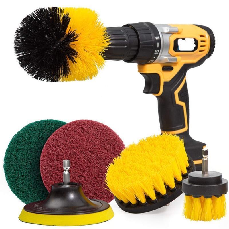 Drill Brush Cleaner Kit Power Scrubber Electric Scrub Brushes Tile Cleaning Tool
