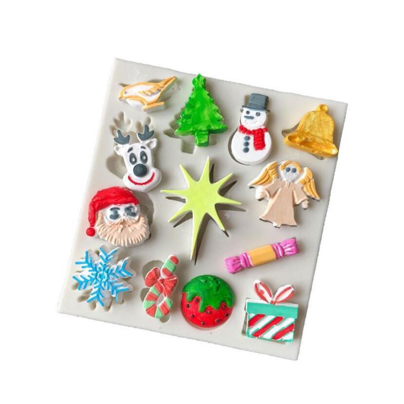Creative Chocolate Moulds Christmas Series Baking Gadget Cake Baking Accessories