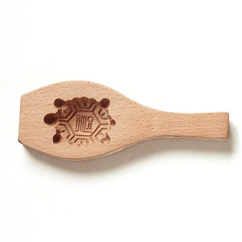 Wooden Mooncake Biscuit Cake Pumpkin Pie Mold DIY Baking Pastry Fondant Decor
