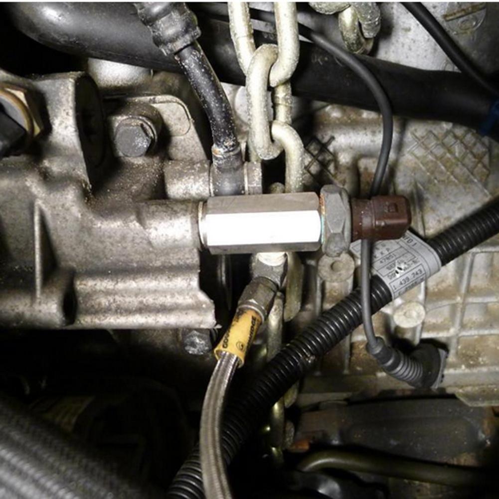 1/8in BSPT Oil Pressure Sensor Tee to NPT Adapter Turbo Feed Line Gauge T